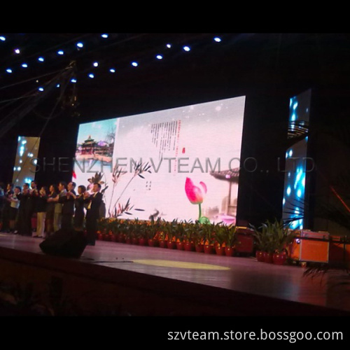 Light-Weight Transparent LED Curtain Screen for Rental Stage Events